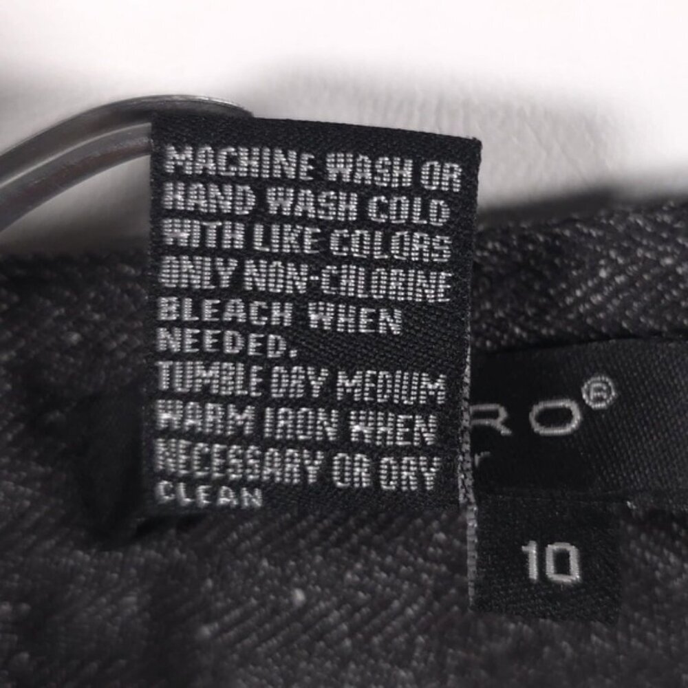 SANDRO Sportswear Rayon‎ Blend Straight Wide Suit Trousers Pants Slacks Size 10 - Picture 11 of 11